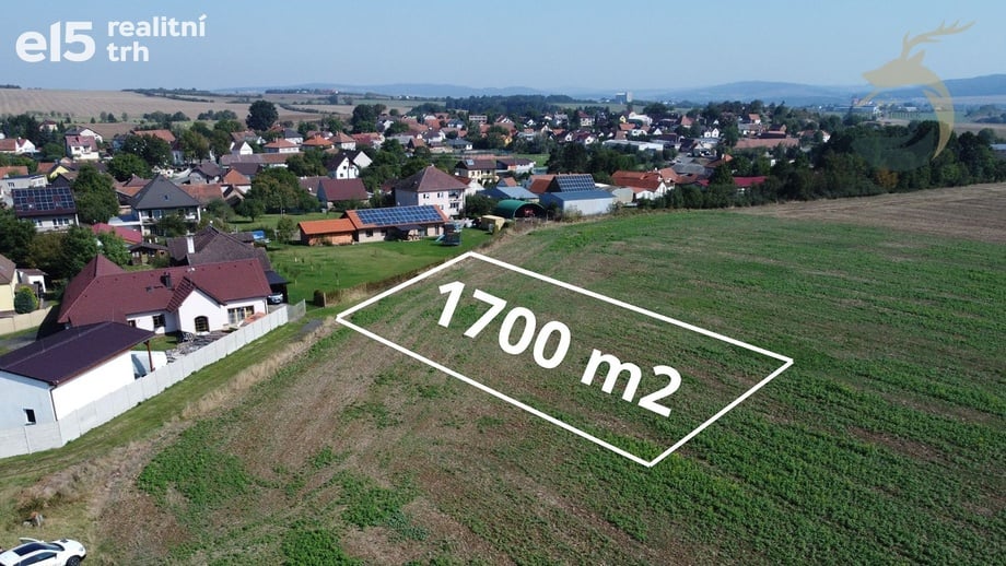 Prodej pozemky pro bydlení, 1 700 m² - Přeštice - Skočice u Přeštic