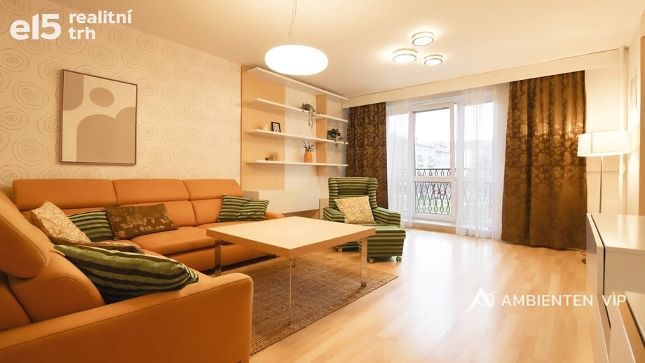 Pronájem byty 2+1, 75 m² - Brno - Veveří