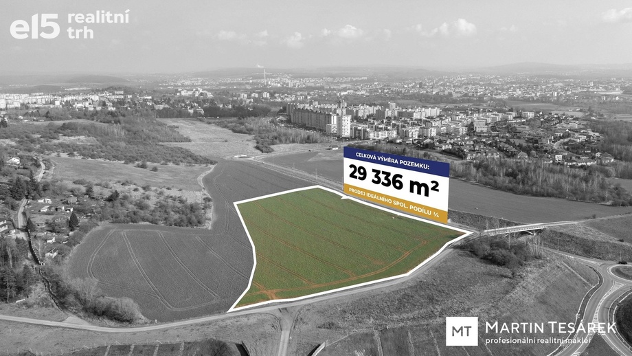 Prodej podílu 1/4 pozemky pro bydlení, 29 336 m² - Plzeň