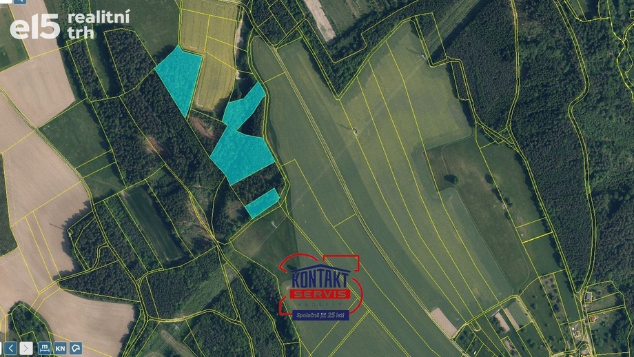 Prodej lesy, 30 767 m² - Sychrov - Radostín