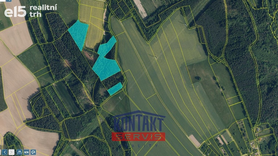 Prodej lesa 30 767 m², Sychrov - Radostín