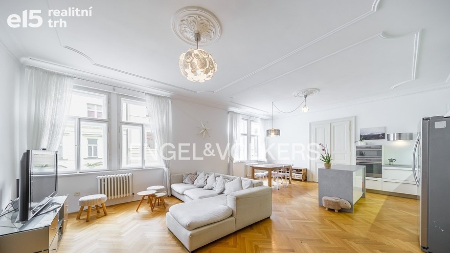 Pronájem byty 5+kk, 223 m² - Praha - Holešovice