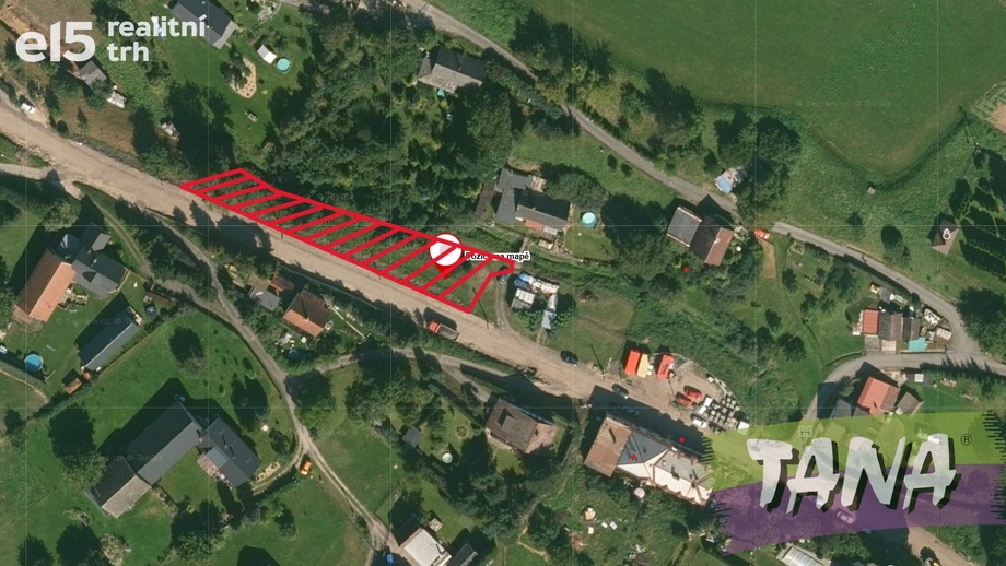 Prodej stavebního pozemku 1 081 m², Dolní Brusnice