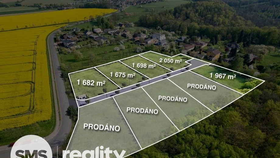 Prodej stavebního pozemku 1 967 m², Klimkovice