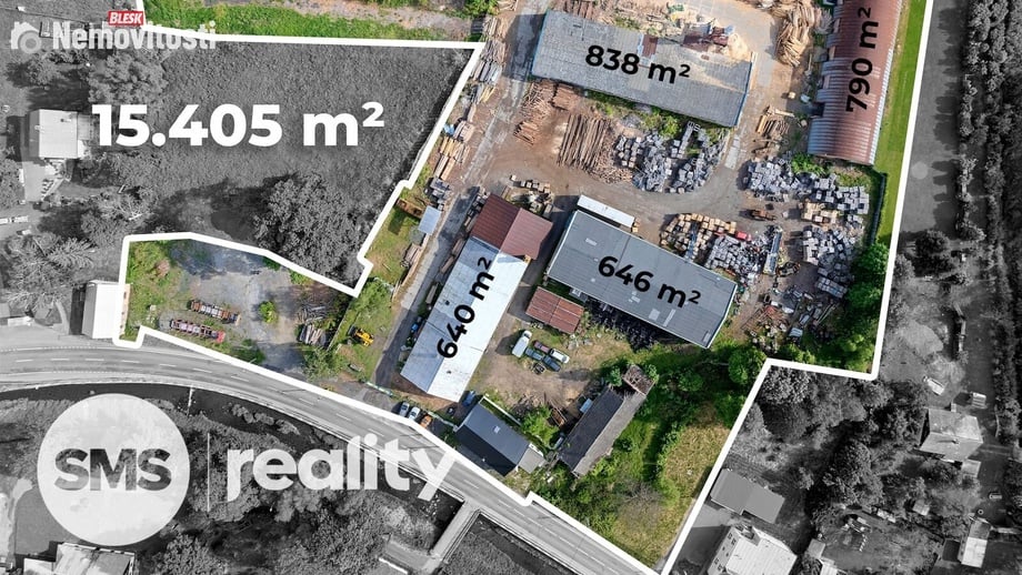Prodej výrobního prostoru 15 405 m², Město Albrechtice - Hynčice