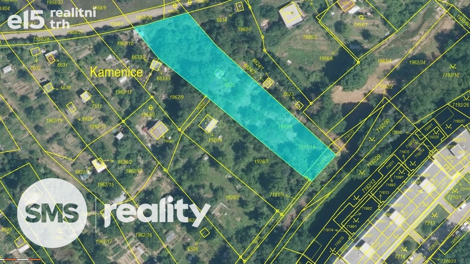 Prodej pozemky pro bydlení, 1 662 m² - Brno - Bystrc