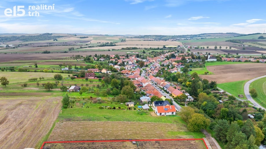 Prodej pozemky pro bydlení, 1 184 m² - Hodějice