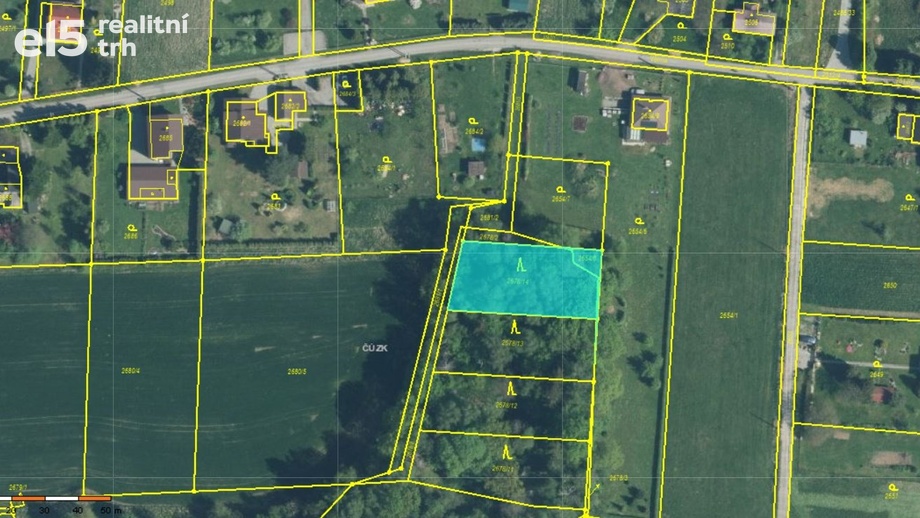 Prodej lesy, 1 028 m² - Orlová