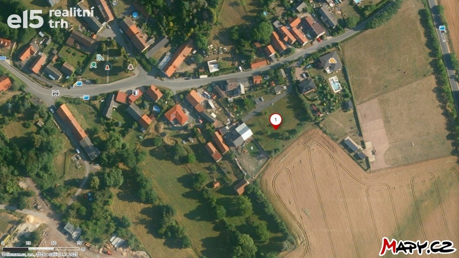 Prodej pozemky pro bydlení, 1 526 m² - Prusice
