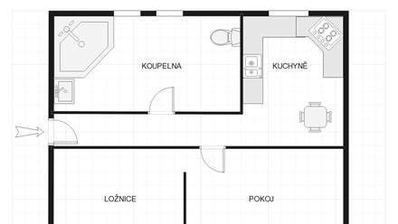 Prodej bytu 2+1 56 m², Hustopeče