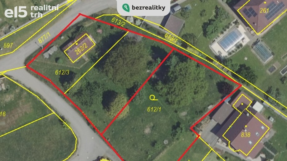 Prodej pozemky pro bydlení, 950 m² - Chocerady