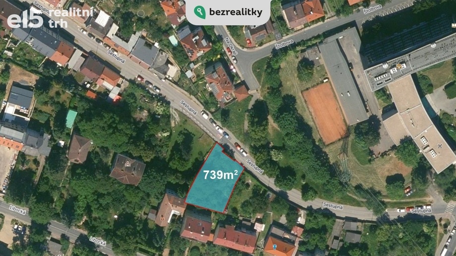 Prodej pozemky pro bydlení, 739 m² - Praha - Liboc