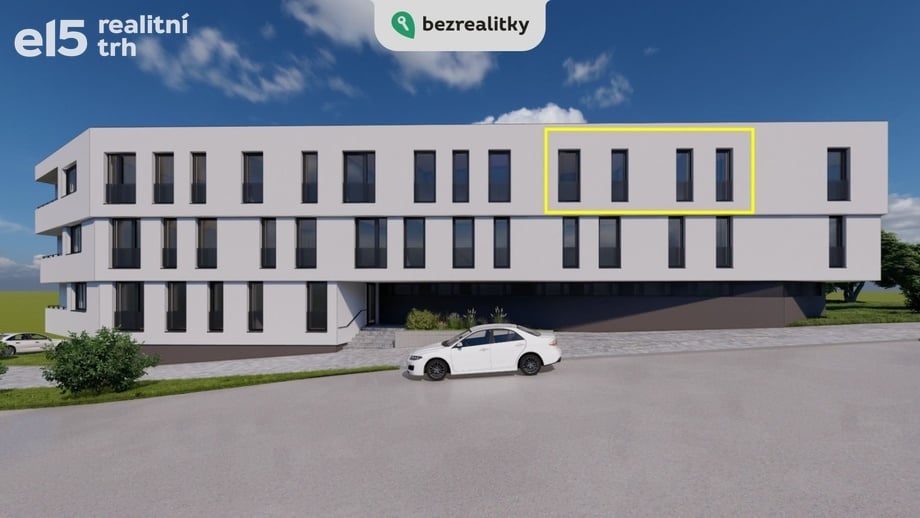 Prodej byty 1+kk, 34 m² - Pardubice - Pardubičky