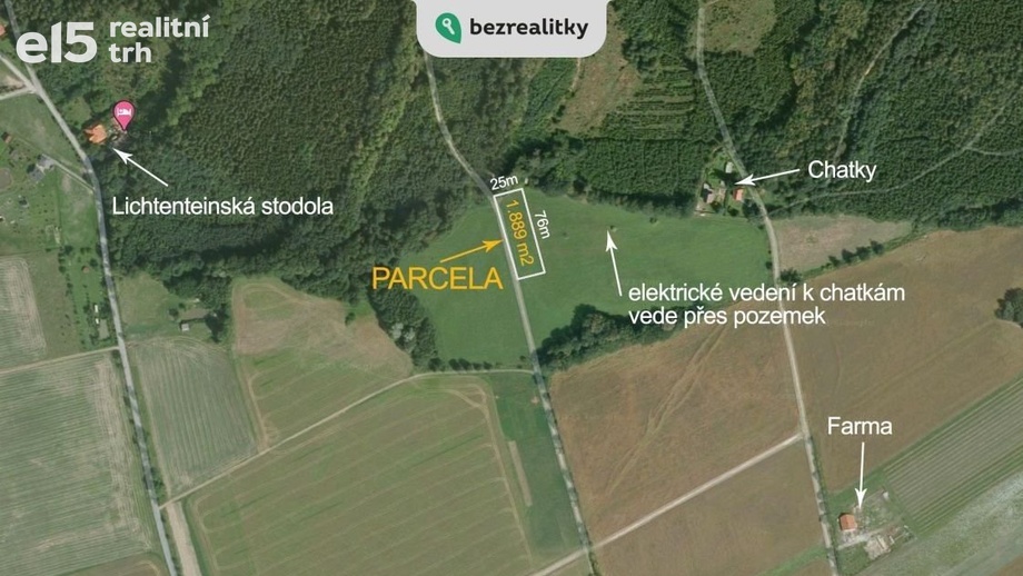 Prodej pozemky - zahrady, 1 900 m² - Bělkovice-Lašťany