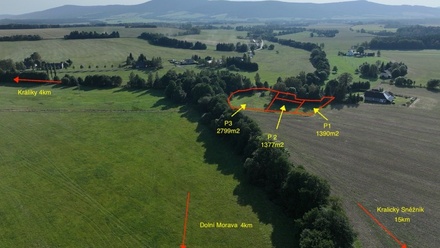 Prodej stavebního pozemku 5 797 m², Králíky - Prostřední Lipka