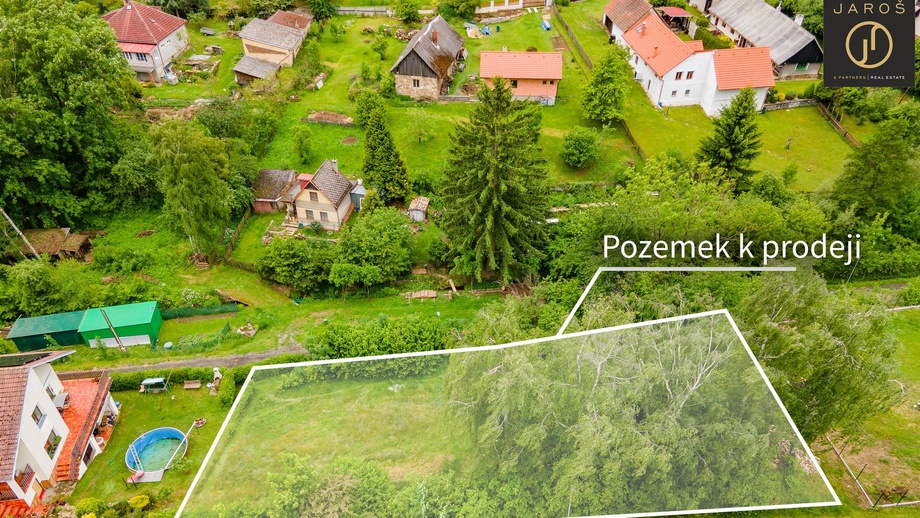 Prodej stavebního pozemku 987 m², Chlístovice - Kralice