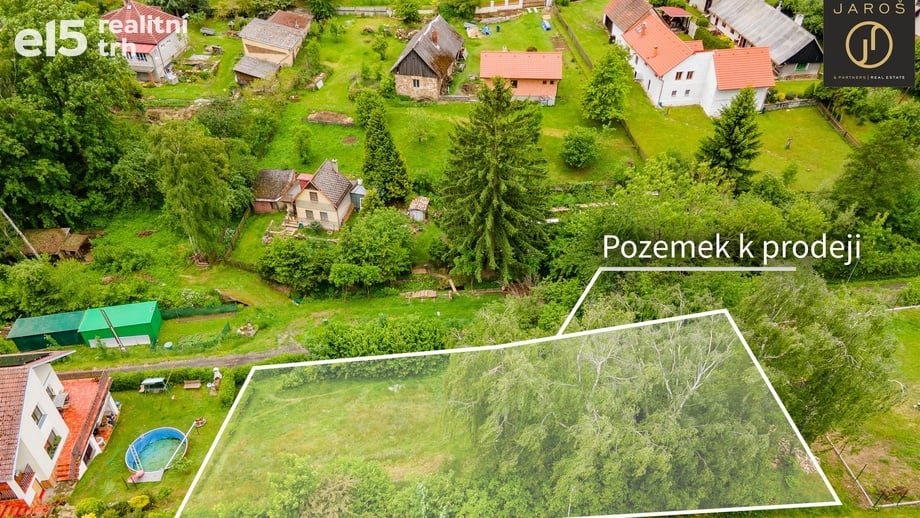 Prodej stavebního pozemku 987 m², Chlístovice - Kralice