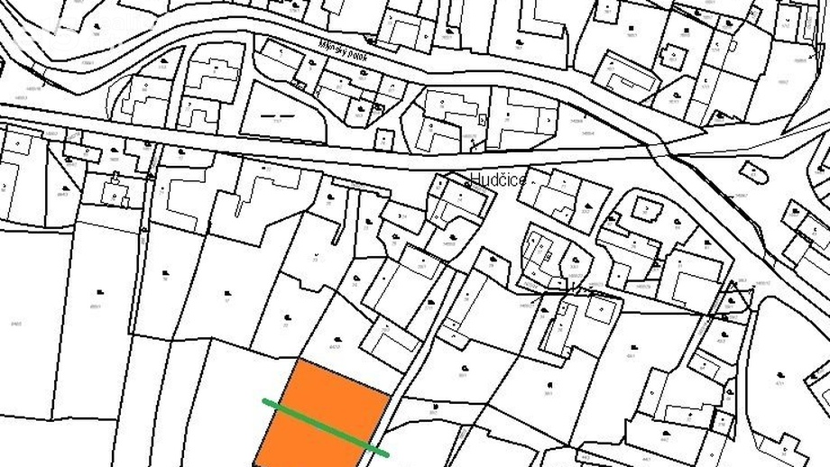 Prodej pozemky pro bydlení, 1 238 m² - Hudčice