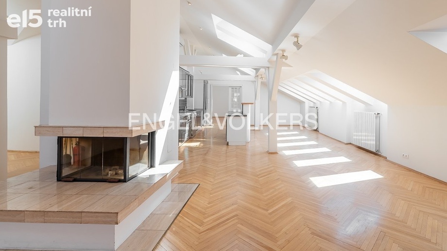 Pronájem byty 4+kk, 155 m² - Praha - Smíchov