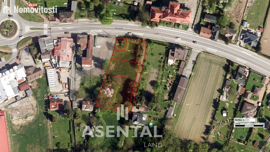 Prodej stavebního pozemku 2 848 m², Horní Suchá