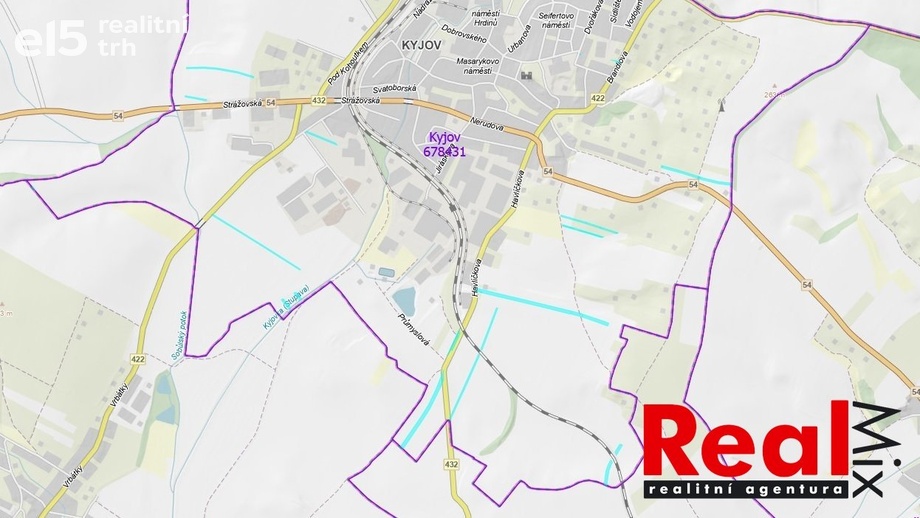 Prodej ostatní pozemky, 49 606 m² - Kyjov