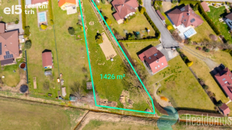 Prodej stavebního pozemku 1 426 m², Homole