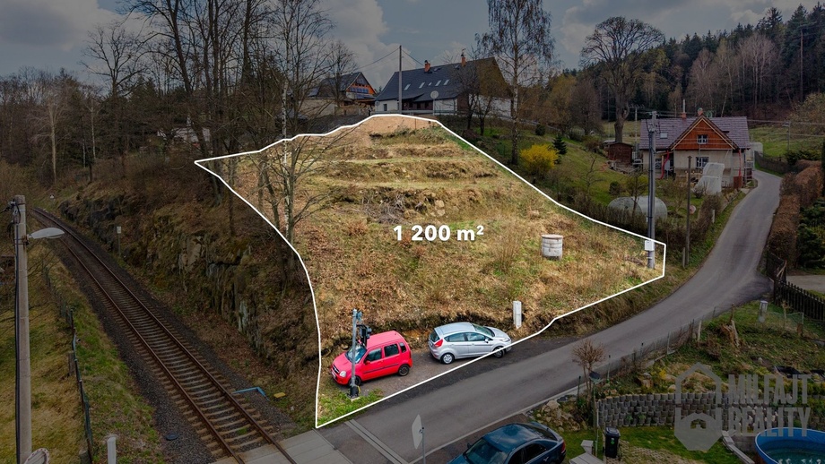 Prodej stavebního pozemku 1 200 m², Liberec-Vratislavice nad Nisou