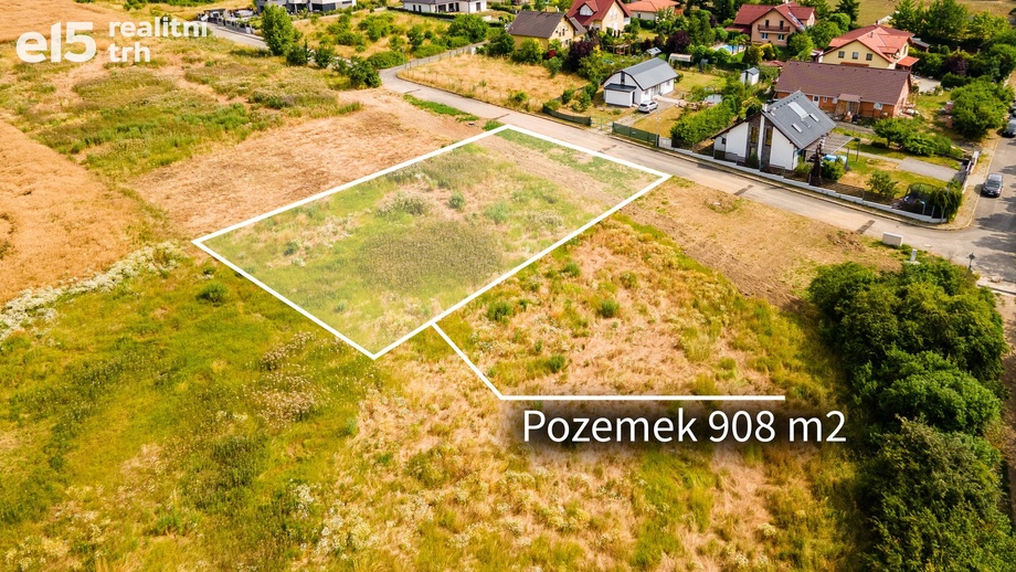 Prodej stavebního pozemku 908 m², Dobříč