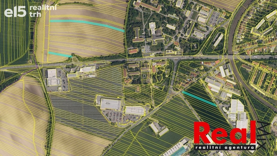 Prodej komerčního pozemku 49 606 m², Kyjov