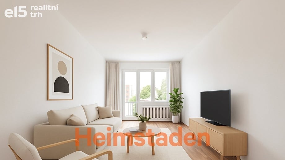 Pronájem bytu 2+1 50 m², Karviná-Nové Město - Karviná - Nové město