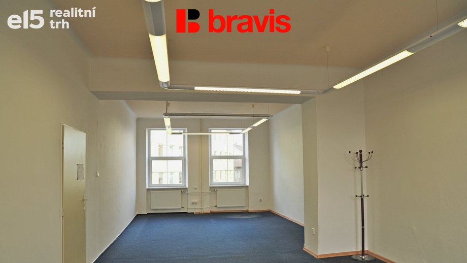 Pronájem kanceláře, 52 m² - Brno - Trnitá