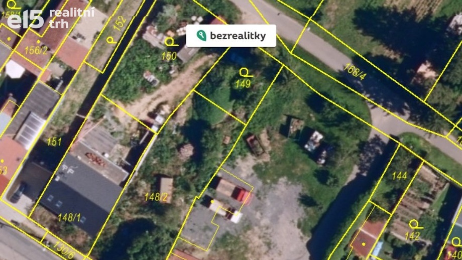 Prodej stavebního pozemku 638 m², Ledce u Židlochovic
