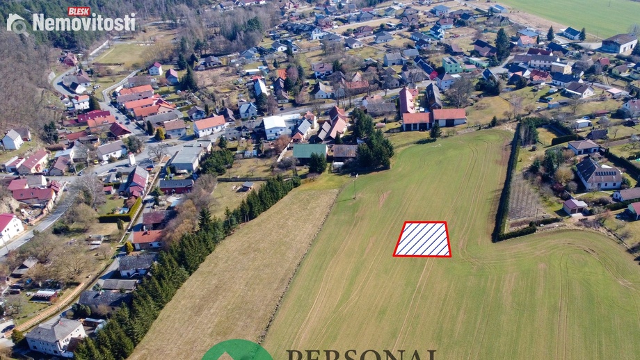 Prodej stavebního pozemku 879 m², Hromnice