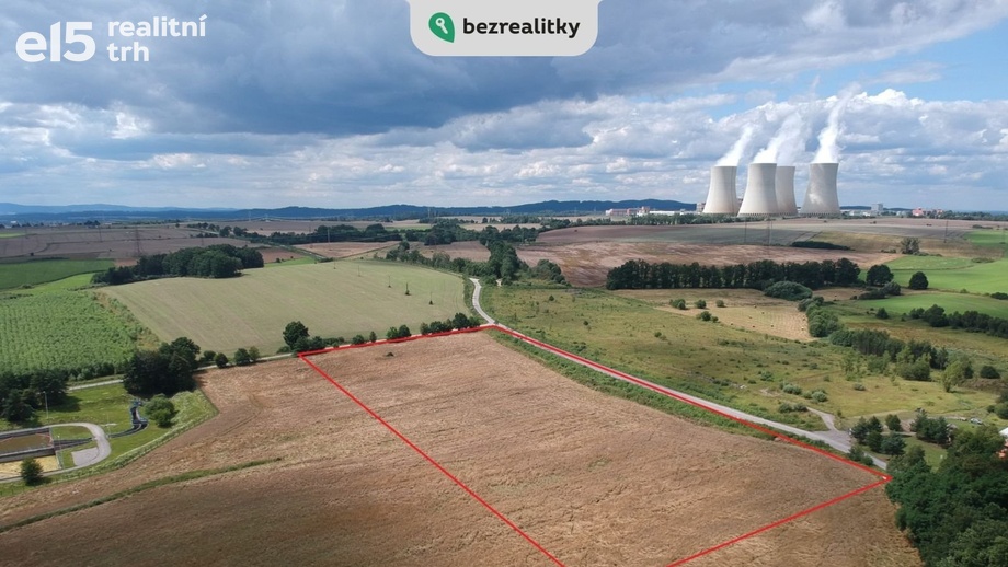 Prodej pozemky pro komerční výstavbu, 29 252 m² - Temelín - Knín