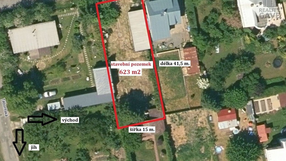 Prodej stavebního pozemku 623 m², Úvaly