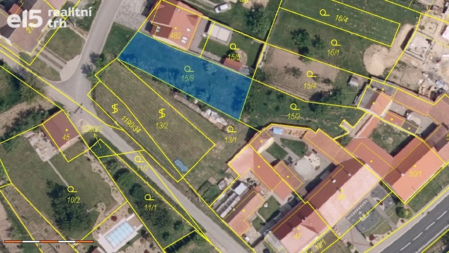 Prodej pozemky pro bydlení, 381 m² - Násedlovice