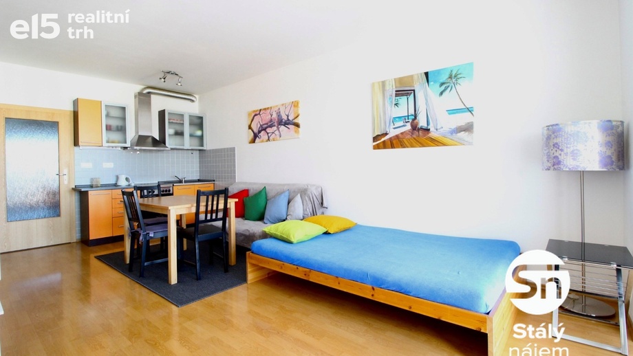 Pronájem byty 1+kk, 34 m² - Praha - Krč