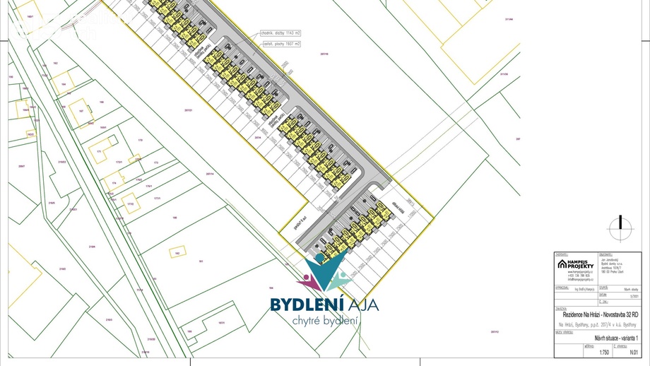 Prodej stavebního pozemku 16 000 m², Bystřany