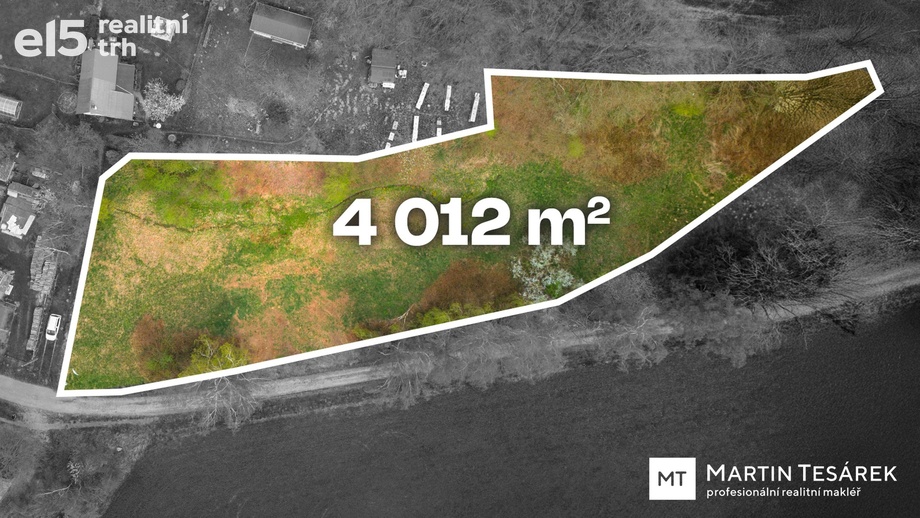 Prodej pozemky pro bydlení, 4 012 m² - Dolní Kralovice - Martinice u Dolních Kralovic