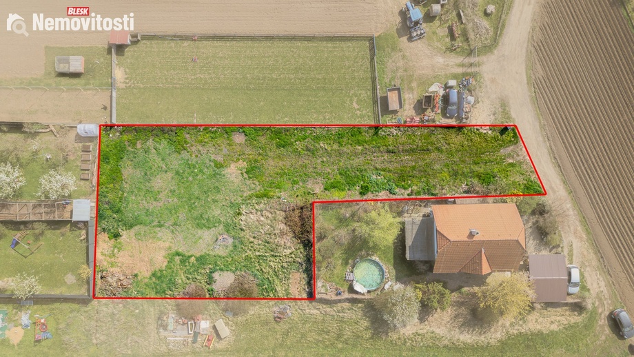 Prodej stavebního pozemku 1 143 m², Vraňany