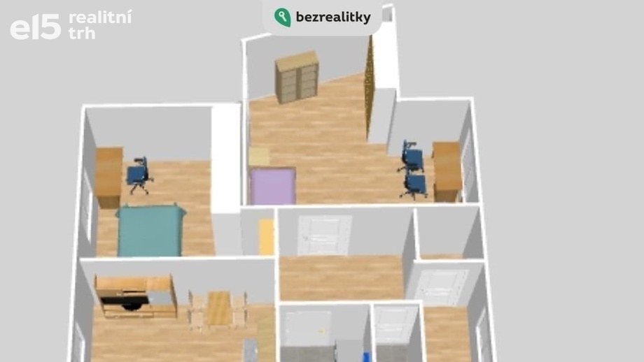 Prodej byty 3+kk, 69 m² - Praha - Záběhlice