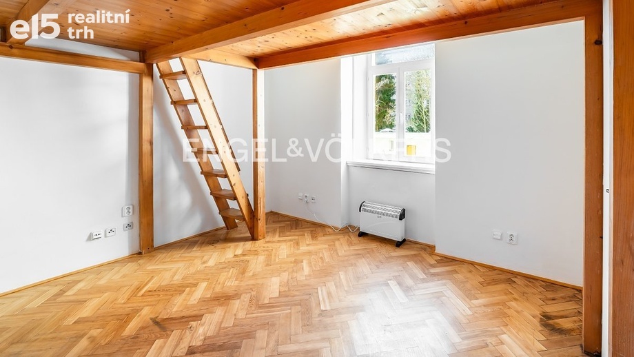 Pronájem byty 1+kk, 19 m² - Praha - Holešovice