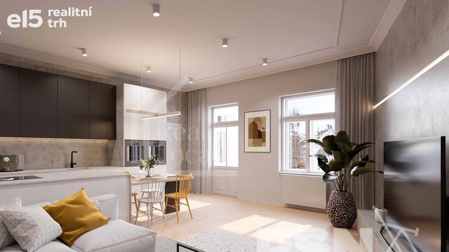 Prodej byty 2+kk, 74 m² - Praha 2