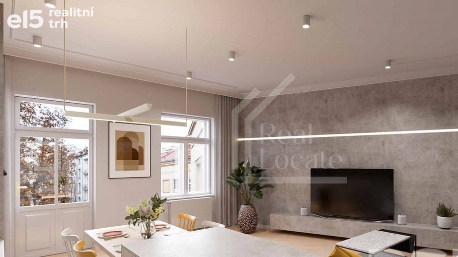 Prodej byty 2+kk, 58 m² - Praha 2