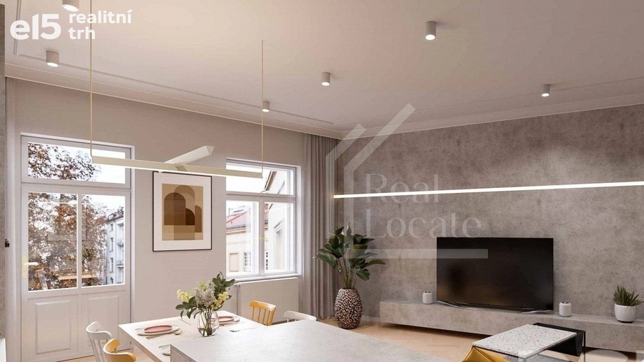 Prodej byty 2+kk, 58 m² - Praha 2