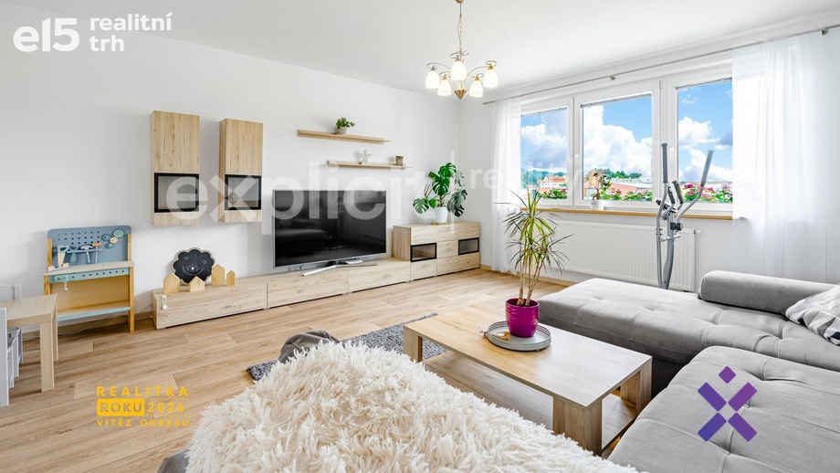 Pronájem byty 3+1, 78 m² - Vizovice