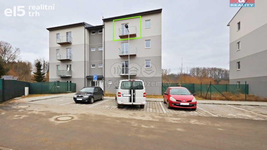 Prodej byty 1+kk, 28 m² - Polná