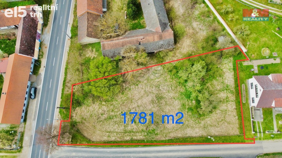 Prodej pozemky pro bydlení, 1 781 m² - Doňov