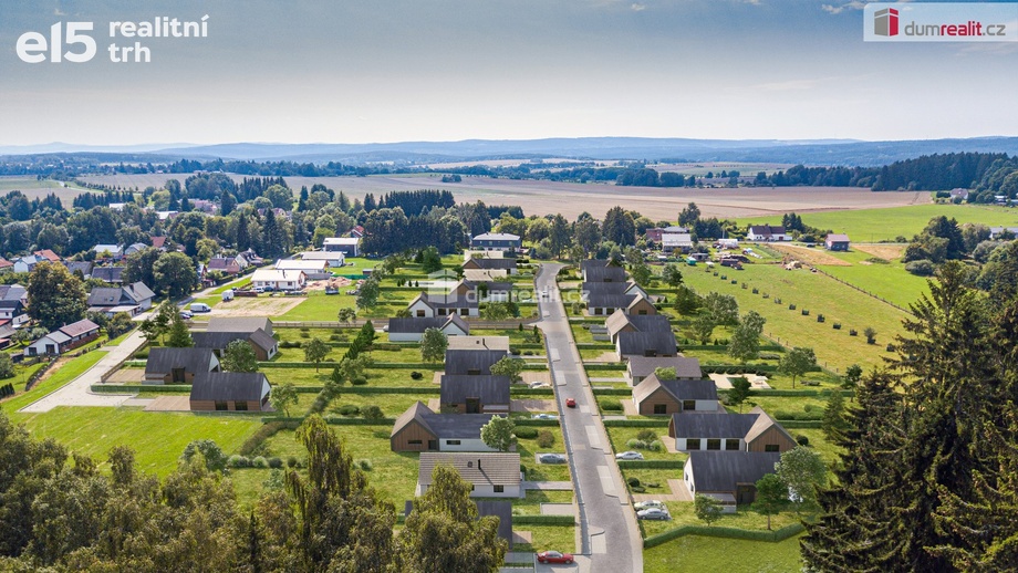 Prodej pozemky pro bydlení, 1 380 m² - Tři Sekery - Krásné