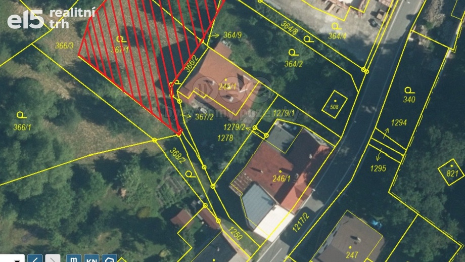 Prodej pozemky pro bydlení, 1 803 m² - Hukvaldy - Horní Sklenov